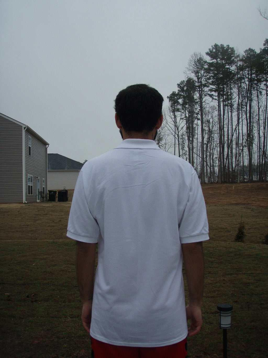 bare minimum white polo