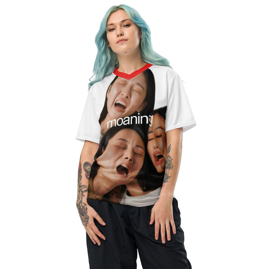 white moaning jersey