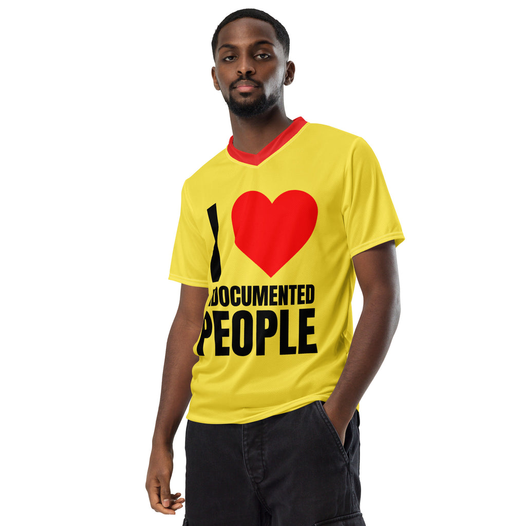 i love undocumented people jersey