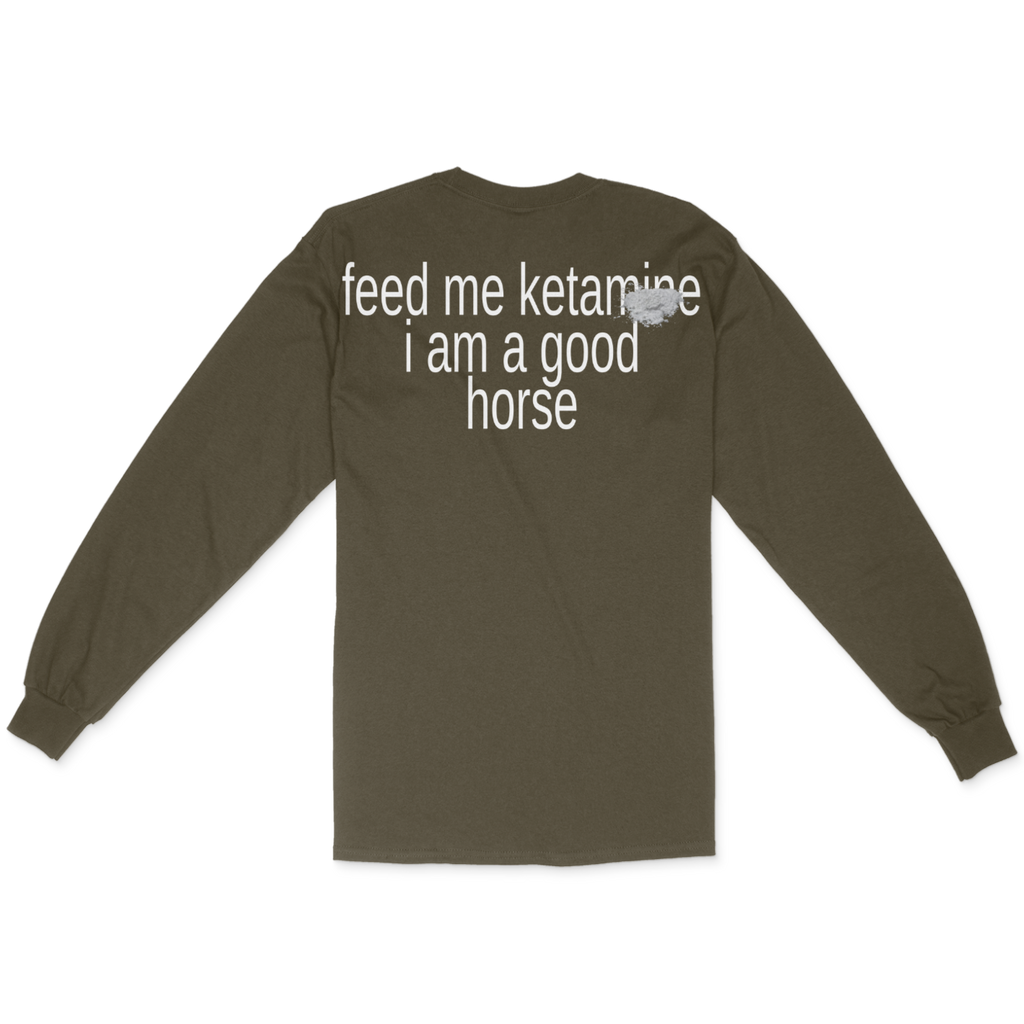 horse green long sleeve